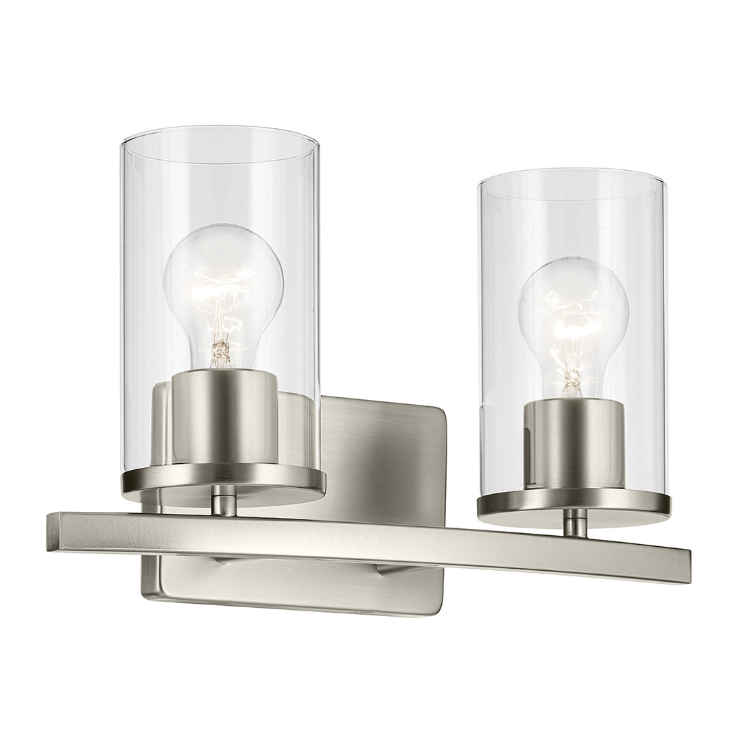 Crosby Vanity Light 45496NICLR